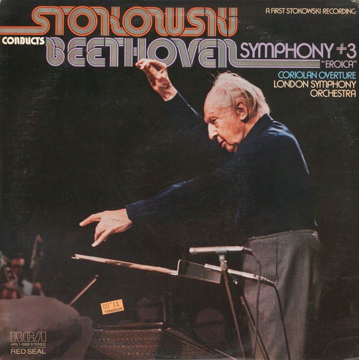 ‎Stokowski Conducts Beethoven, Symphony #3 “Eroica” / Coriolan Overture, London Symphony Orchestra, 1975