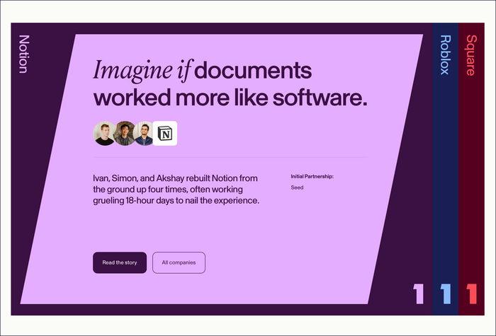 First Round website 7