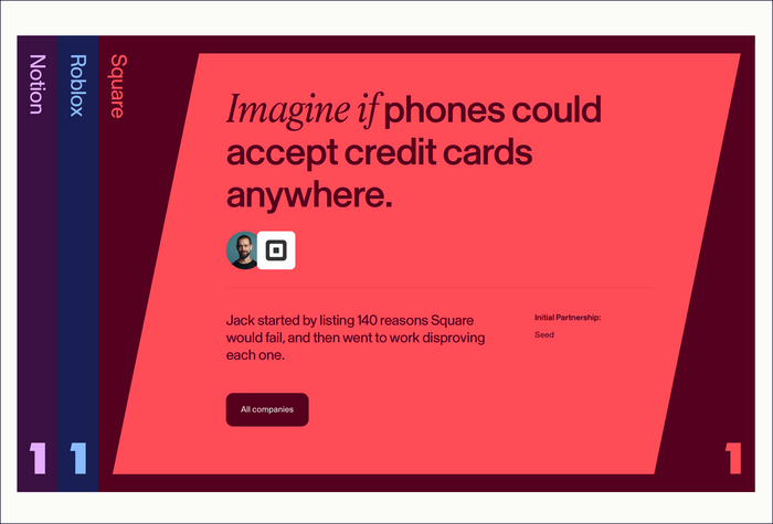First Round website 8