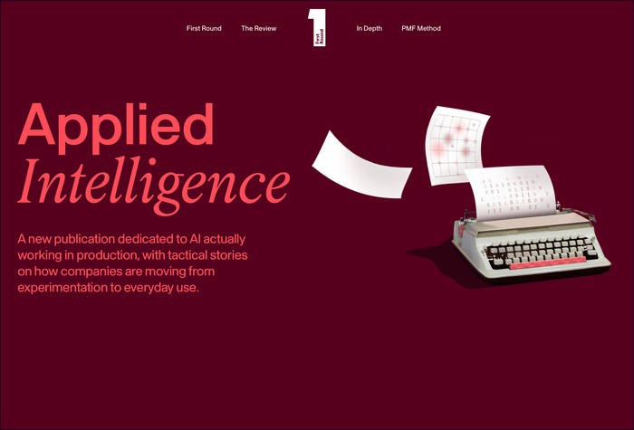 First Round website 10