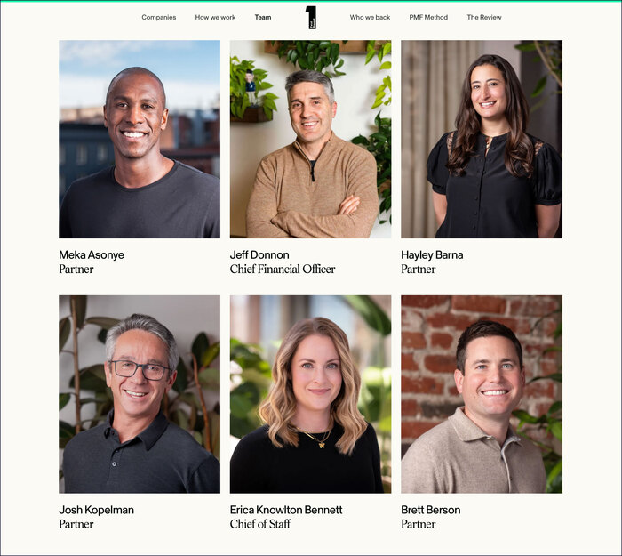 First Round website 11