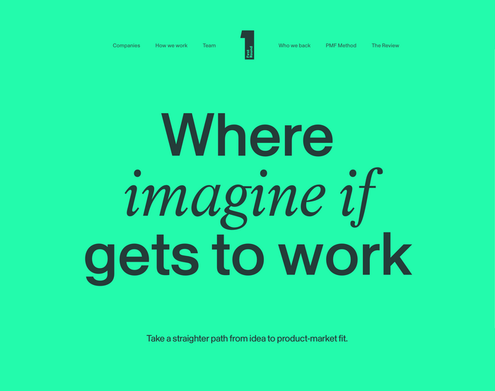 First Round website 1