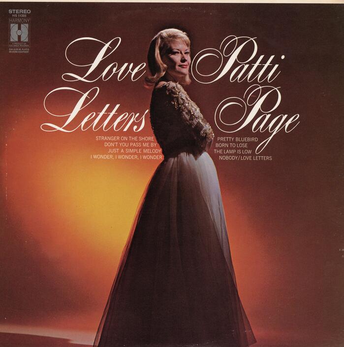 Patti Page – Love Letters album art