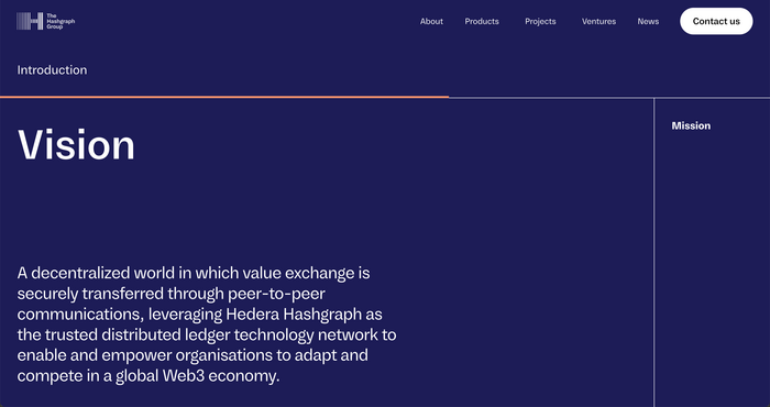 The Hashgraph Group website 5