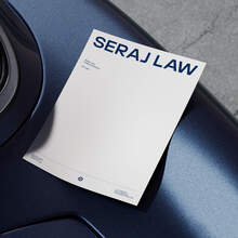 Seraj Law brand identity