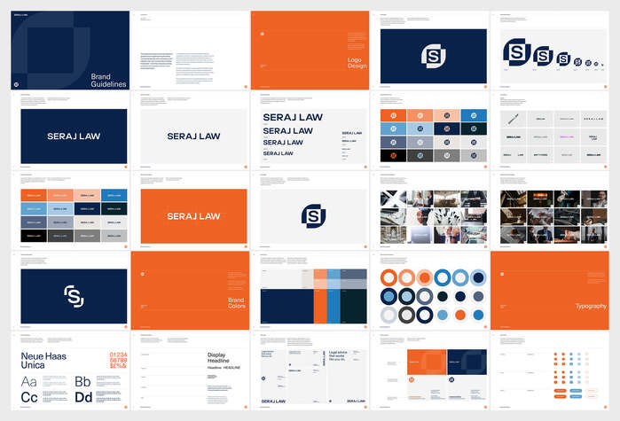 Seraj Law brand identity 2
