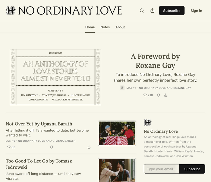 Hinge – “No Ordinary Love” 2025 campaign 2