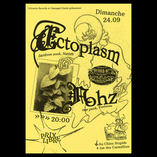 Ectoplasm and Nohz concert flyer