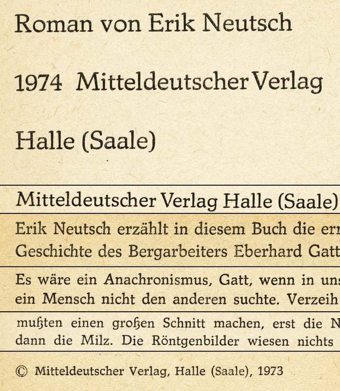 Auf der Suche nach Gatt by Erik Neutsch 6