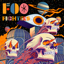 <span></span> <span>Foo Fighters at Estádio Couto Pereira c</span>oncert poster