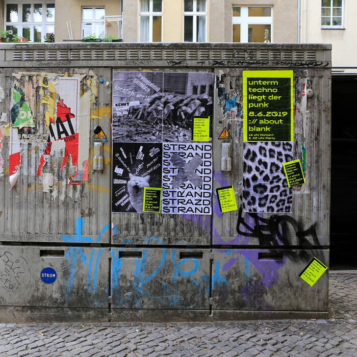For the 2019 party, BRRR was adopted as all lowercase for the main advertisement. The font can be also seen in all caps using the Stylistic Set 1 “Rotation” for the STRAND poster.