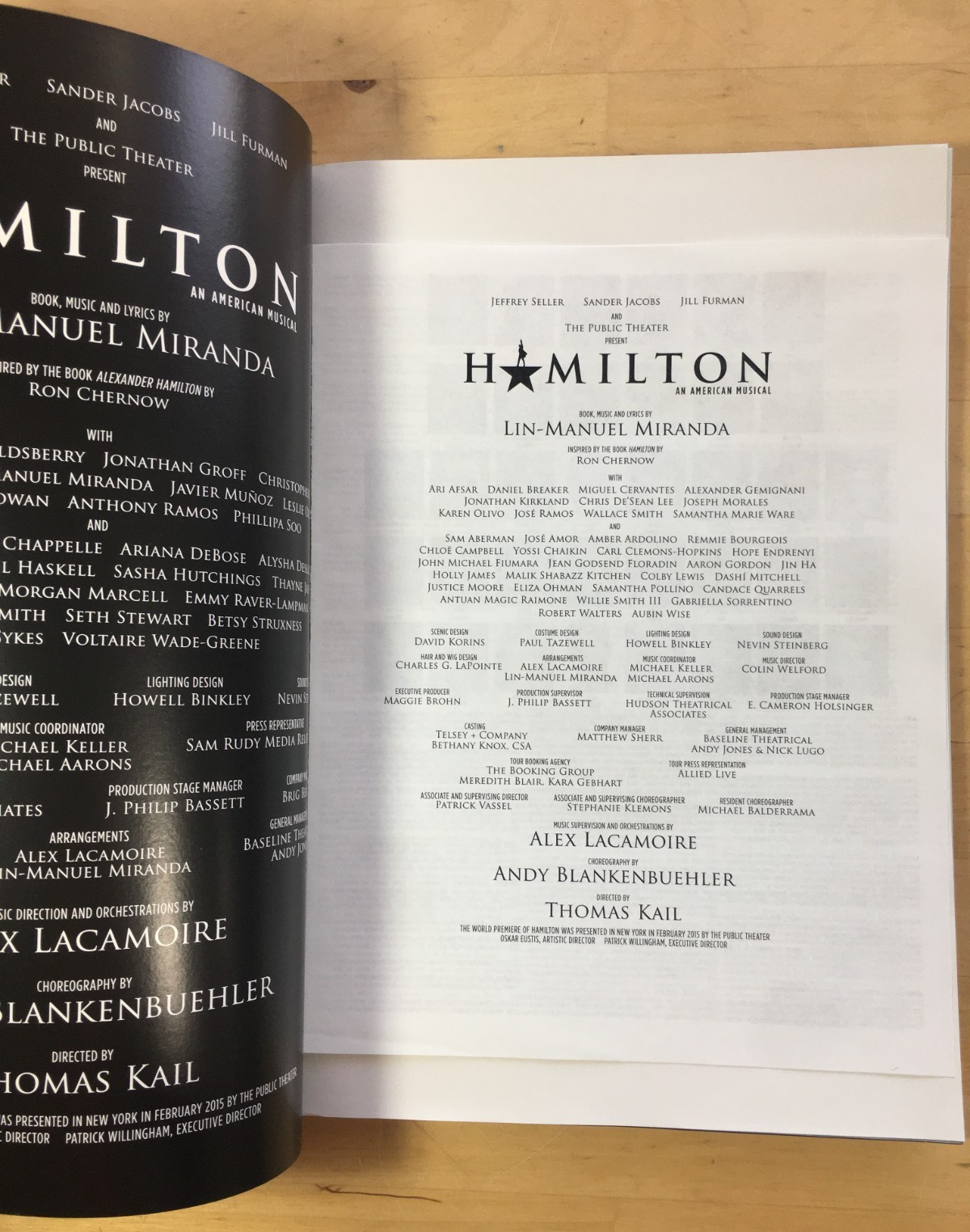 Hamilton Musical Label Hamilton: An American Musical - Fonts In Use