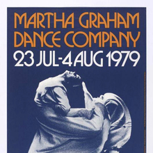 Martha Graham Dance Company at the Royal Opera House poster