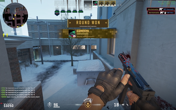 Winning a match