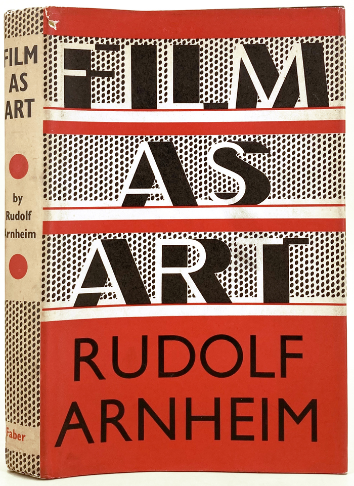 Film as Art by Rudolf Arnheim book jacket 1