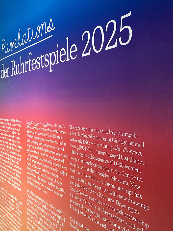Judy Chicago – Revelations exhibition, Kunsthalle Recklinghausen 9