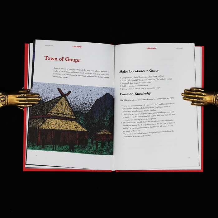 The book interior combines headlines in  with a yet unidentified text typeface.