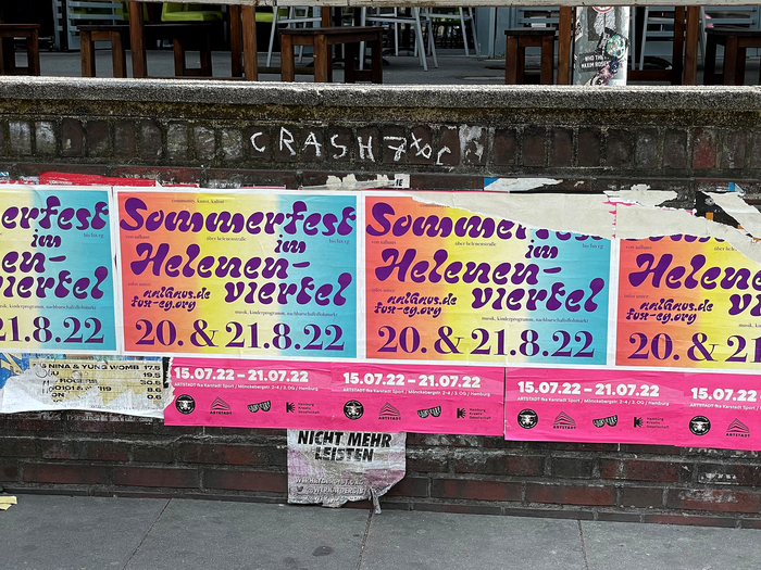 Helenenviertel Sommerfest poster series 4