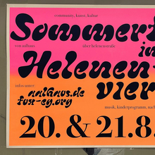 Helenenviertel Sommerfest poster series