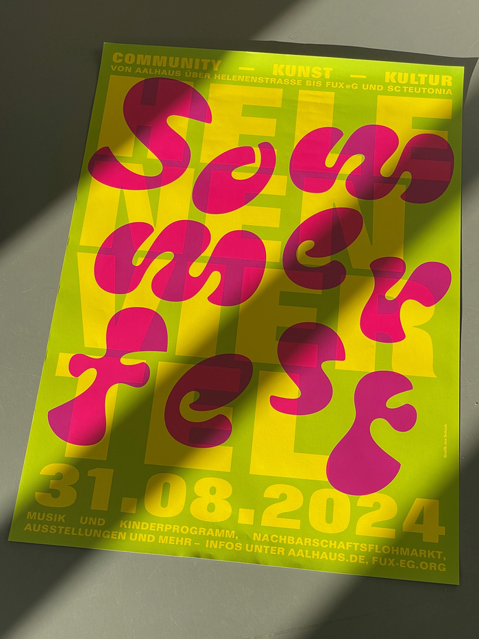 Helenenviertel Sommerfest poster series 6