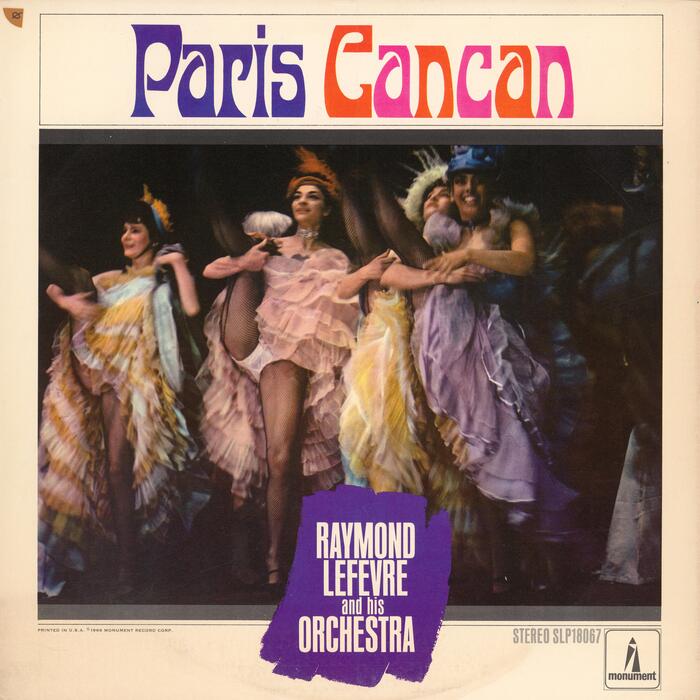 Raymond Lef&egrave;vre and his Orchestra &ndash; Paris Cancan album art 1