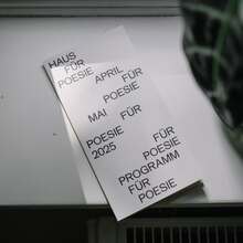Haus für Poesie