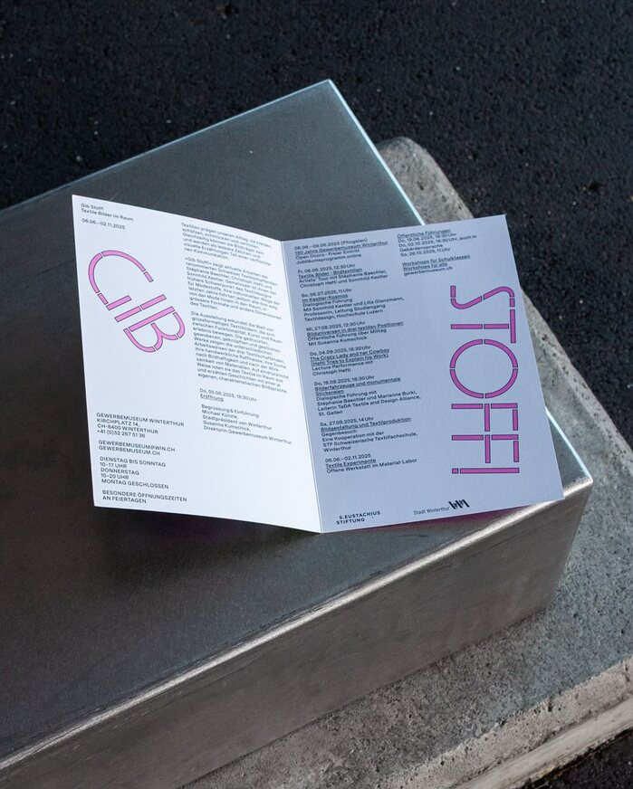 Gib Stoff! exhibition at Gewerbemuseum Winterthur 2