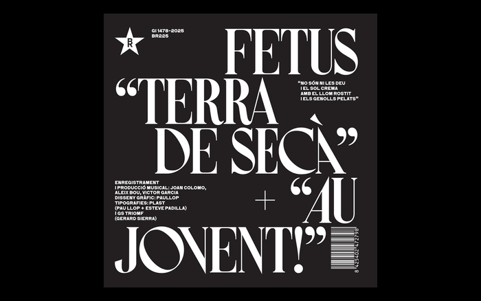 Fetus &amp; Les Testarudes – “La gran xefla” / “Terra de secà” / “Au, jovent!” single cover 1