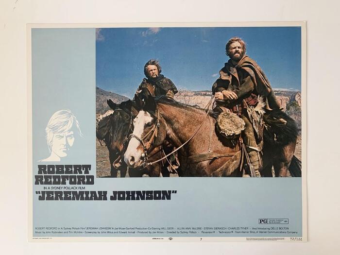 Lobby card with set photography