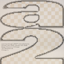 <cite>a–z: Learning through LEGO® and Letterforms</cite> poster