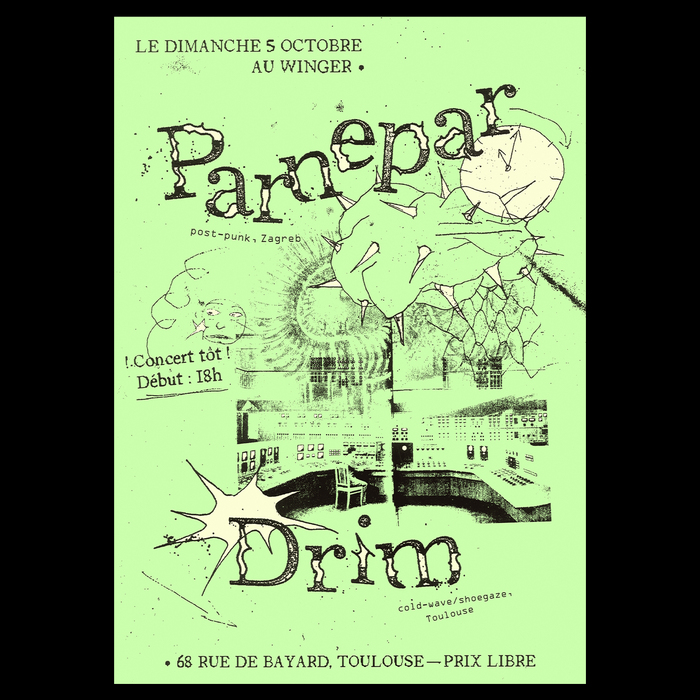 Parnepar and Drim concert flyer 1