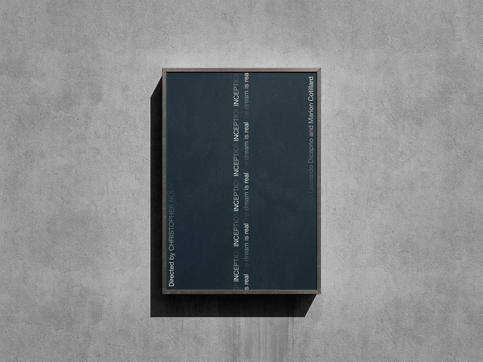 Descent, Limbo &amp; Loops: Inception in Type posters 2