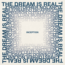 <cite>Descent, Limbo &amp; Loops: Inception in Type</cite> posters