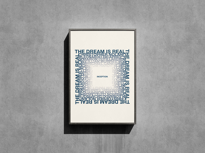Descent, Limbo &amp; Loops: Inception in Type posters 4