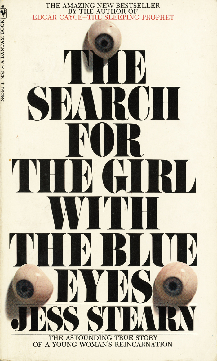The Search for the Girl With the Blue Eyes by Jess Stearn, Bantam
