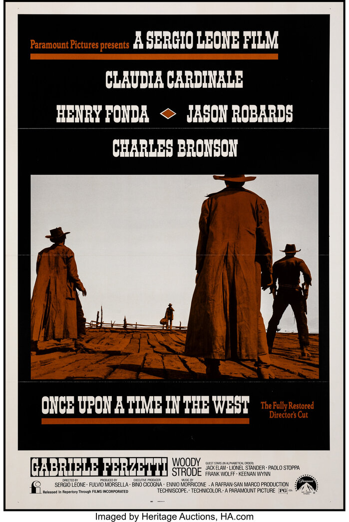 Once Upon a Time in the West (1984 reissue) movie poster