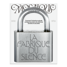 <cite>Mosaïque</cite> magazine, no. 11, “La fabrique du silence”