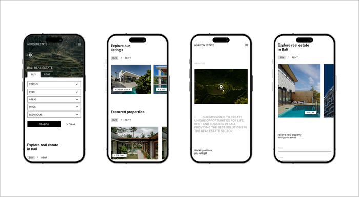 Horizon Estate website 2