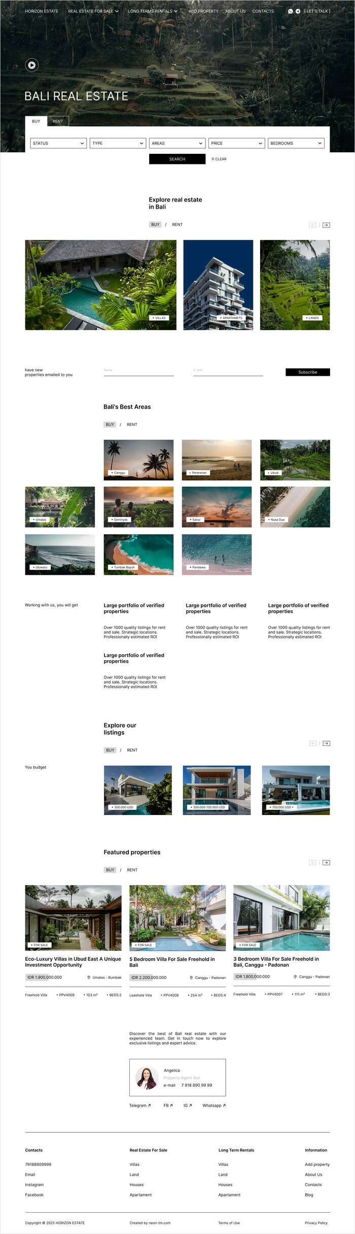 Horizon Estate website 3
