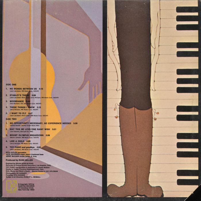 Back cover. Note that the image was rotated by 180 degrees. The text is actually upside-down, and the image wraps around the gatefold.