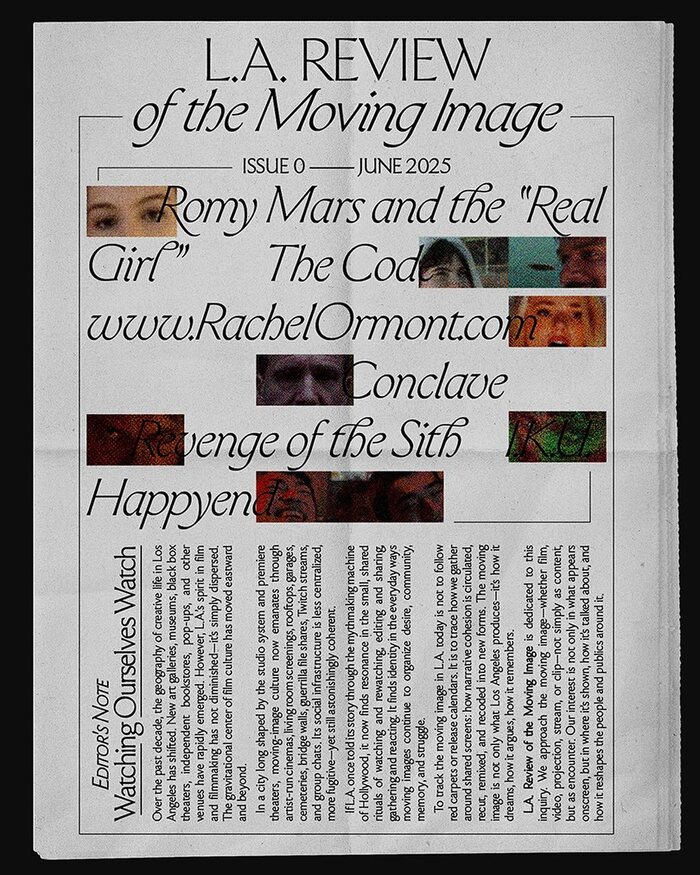 L.A. Review of the Moving Image 5