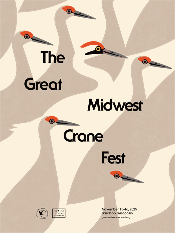 The Great Midwest Crane Fest 2025 poster