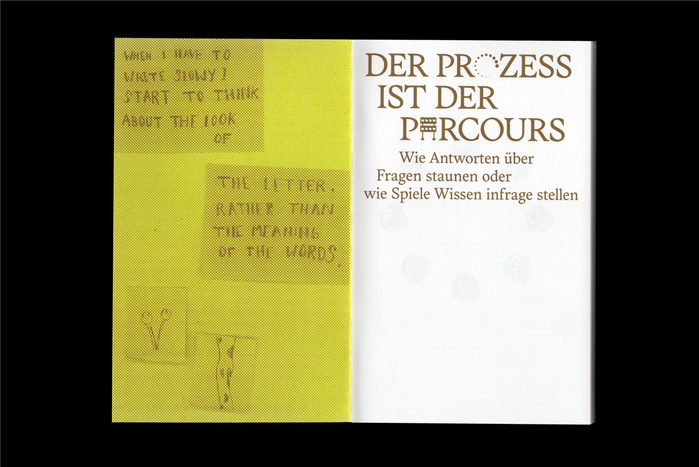 Der Prozess ist der Parcours 2