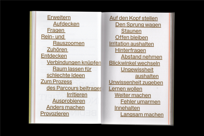 Der Prozess ist der Parcours 4