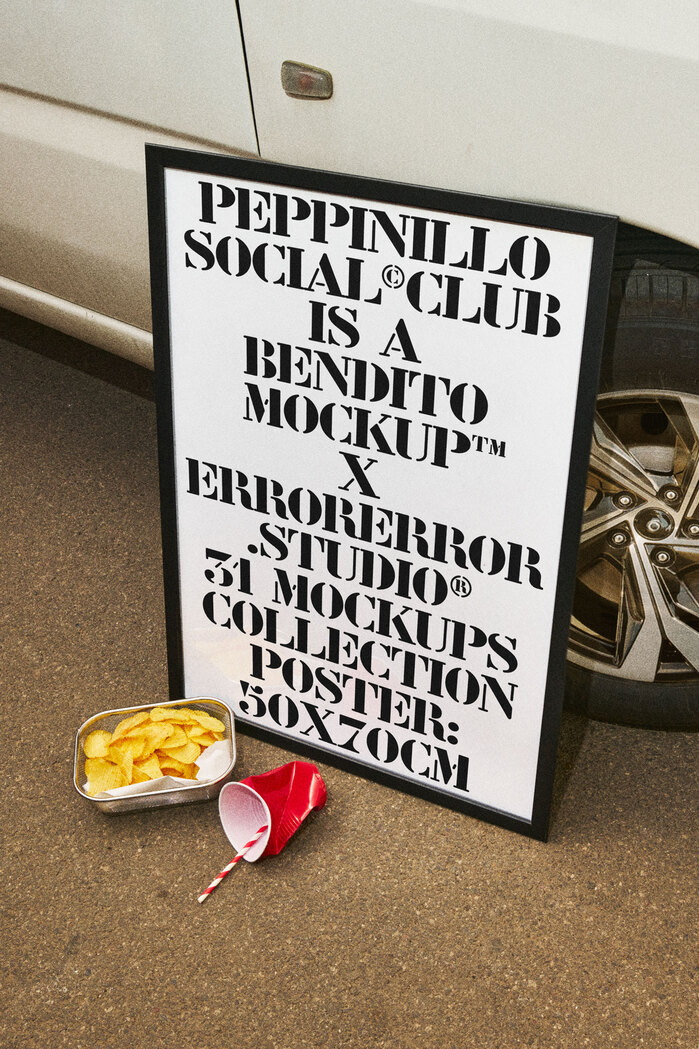 Pepperoni &amp; Peppinillo Social Club mockup promotion 4
