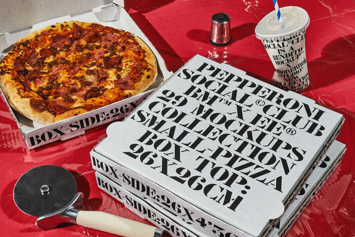 Pepperoni &amp; Peppinillo Social Club mockup promotion 1