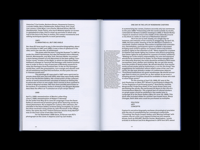 Rosemarie Castoro monograph 5