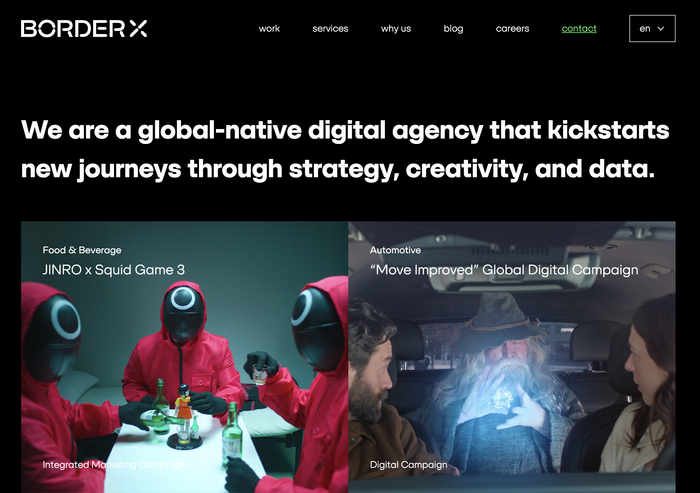 BorderX website 1