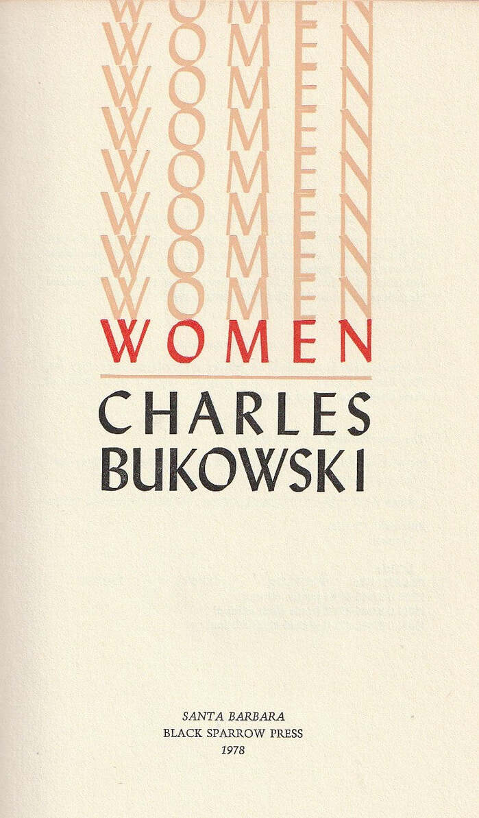 A straight look on the title page, from a paperback edition