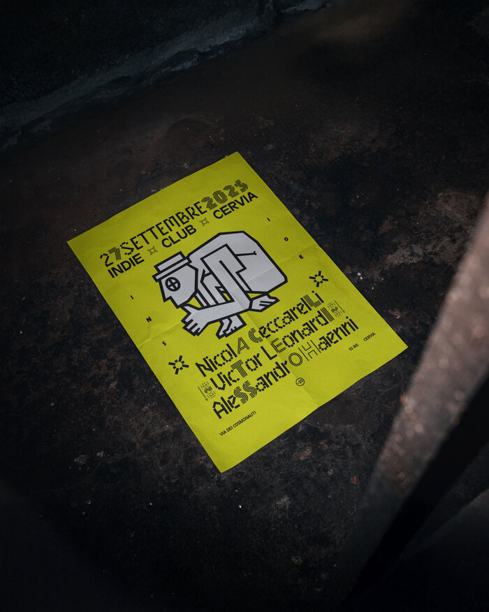 INSIDE at Indie Club poster 2